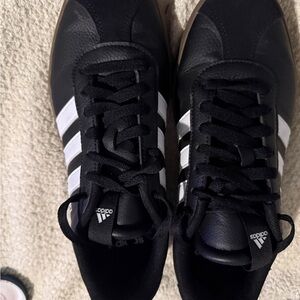 Adidas VL Court 3.0 Women’s Black and White Sneakers